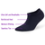 6 Pairs Men's Bamboo No Show Sneaker Socks Ultra Soft Moisture-Wicking - 742137057129