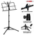 Music Stand Adjustable Desktop Book Stands Portable Sheet Holder All Metal Foldable Bookstand - 810047163053