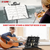 Music Stand Adjustable Desktop Book Stands Portable Sheet Holder All Metal Foldable Bookstand - 810047163053