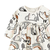 Baby Girl Cartoon Animal Pattern A-Line Design Loose Cotton Dress - 716252324619