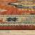 Homeroots Home Decor 8' X 11' Oriental Area Rug, Red Gold Blue Brown, With Fringe