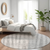 8' Gray And Ivory Round Abstract Washable Indoor Outdoor Area Rug - 608219131357