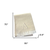 Herringbone Cotton Blend A Initial Throw Blanket with Tassels And Embroidery - 880016751093