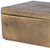 5" Gold Metal Decorative Box Tabletop Sculpture - 880024971520