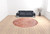 Homeroots Home Decor 10' Pink Round Shag Tufted Handmade Area Rug, Pink, Round