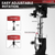 Drum Throne Padded Adjustable Guitar Stool Drummer Seat for Adults & Kids  - 810099498172