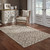 8' X 10' Brown And Ivory Wool Floral Hand Tufted Area Rug - 606114943495