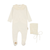 Graceful Collar Footie & Hat Set - 738019489089