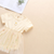 Baby Girl Embroidery Daisy Short-Sleeved Round Collar Dress - 643491121979