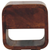 Solid Wood Square One Drawer Nightstand - 880016789621