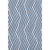 9' X 12' Navy Blue And Ivory Geometric Washable Area Rug With UV Protection - 880024866369