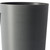 Set of Two Light Gray Heavy Duty Plastic Cylindrical Planter Pots - 880016815153