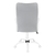 Gray and White Rolling Drafting Chair - 608219046576