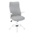 Gray and White Rolling Drafting Chair - 608219046576