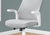 Gray and White Rolling Drafting Chair - 608219046576