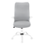 Gray and White Rolling Drafting Chair - 608219046576