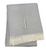 Herringbone Cotton Blend J Throw Blanket with Tassels Embroidery - 880016699685