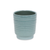 Celadon Ceramic 35 Ounce Striped Round Distressed Pot Planter - 880016507331