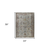 2' X 3' Gray Rust And Brown Medallion Area Rug - 880016777178