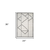 2' X 3' Ivory And Black Geometric Area Rug - 880016652673