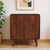 Solid Wood Accent Cabinet With Two Doors - 880016607284