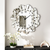 MirroGlass Silent Analog Sunburst Wall Clock - 880016411096