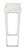 Designer's Choice White Faux Marble and Steel Console Table - 808230066137
