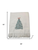 Cotton Blend Woven Christmas Tree EmbroideThrow Blanket with Fringe - 880016537529