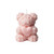 4" Pink Day at the Spa Scented Dimensional Teddy Bear Candle - 880024696287