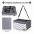 JESPET & GOOPAWS Dog Booster Seats for Cars, Portable Dog Car Seat Travel Carrier with Seat Belt for 24lbs Pets - 032565445419