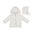 Plush Print Boys' Jacket & Hat Set