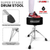 Drum Throne 5" Padded Guitar Stool Adjustable Heavy Duty Music Chair Seat w Luxury Velvet Top - 810144131788