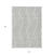 10' X 14' Gray and Ivory Geometric Washable Non Skid Indoor Outdoor Area Rug