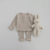 Baby Solid Color Soft Cotton Pajamas Home Clothes Sets - 643491111192