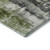 10' X 14' Olive Green Charcoal And Ivory Abstract Washable Area Rug With UV Protection - 880024678429