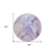 8' Round Gray and Purple Round Abstract Washable Non Skid Indoor Outdoor Area Rug