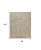 8' X 10' Ivory Tan And Pink Wool Floral Tufted Handmade Distressed Area Rug