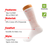 Long Cotton Crew Socks for Women  3 Pairs, Cushioned Sole - 742137054289