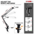 Microphone Stand Suspension Desk Scissor Boom Arm 16" Shock Mount Pop Filter - 810099490008