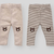 Baby Cartoon Bear Pattern Solid Color Or Striped Design Cotton Pants - 716252317260