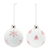 Frosted Snowflake and Tree Ball Ornament  - 746427874762