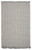 Homeroots Home Decor 7' x 9' Wool Ivory or Grey Area Rug, Ivory/Grey, 7x9 Feet