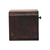 Walnut Wood Round One Drawer Floating Nightstand - 880016866629