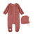 Dimple Braid Footie & Hat Set - 738019482332