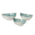 Set of Three Ceramic Decorative Bowl - 880016788594