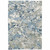 Homeroots Home Decor 8' x 11' Abstract Power Loom Stain Resistant Area Rug, Grey Blue Ivory Navy Beige and Brown