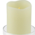 8" Clear Glass Centerpiece Pillar Candle Holder With Candle - 880016704952