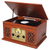 Victor State 7-in-1 Wood Music Center with 3-Speed Turntable & Dual Bluetooth  - 840005017852