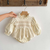 Baby Girls Long Sleeves Embroidery Lace Trim Onesie - 716252307315