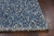 Homeroots Home Decor 8' x 10' Polyester Indigo Ivory Heather Area Rug, Indigo Ivory, 8x10 Feet